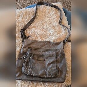 Stone & Co, Gray Crossbody Bag